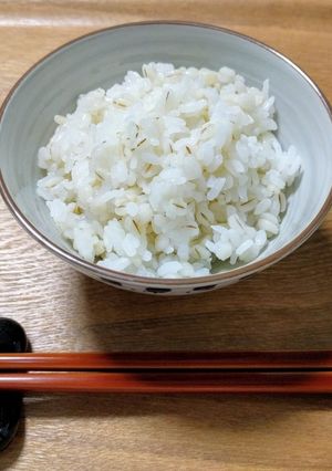 土鍋で炊く麦ごはん-レシピのメイン写真