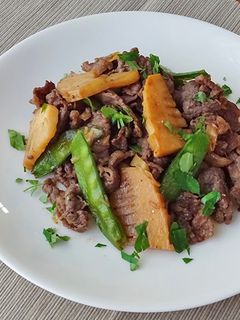筍と牛肉の炒め物-レシピのメイン写真