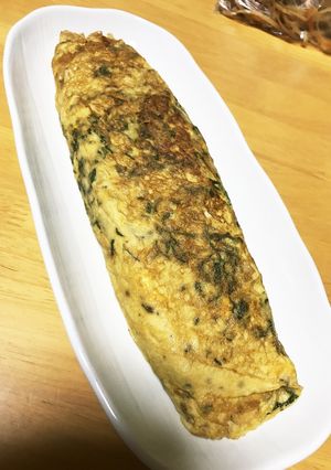 大葉たっぷり卵焼き-レシピのメイン写真