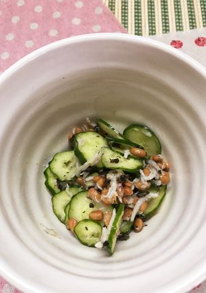 しらすときゅうりの納豆和え-レシピのメイン写真