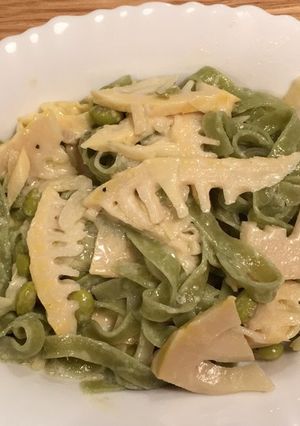 クリームパスタ-レシピのメイン写真