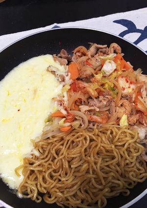 焼きそば入りチーズダッカルビ♡-レシピのメイン写真