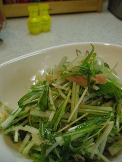 ポン酢で水菜サラダ-レシピのメイン写真