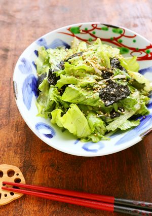 レタスと海苔のピリ辛ナムル-レシピのメイン写真
