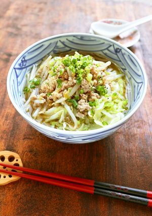 ごま油でコク旨☆ベジヌードル味噌ラーメン-レシピのメイン写真