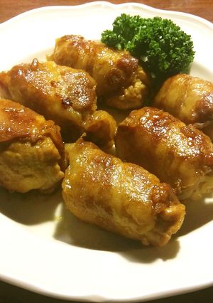 肉巻きおにぎりクミンカレー風味-レシピのメイン写真