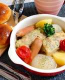 豚バラ肉で簡単！崩れないロールキャベツ♡
