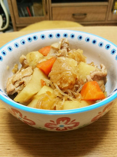 みりんと醤油だけホクホク無水肉じゃが-レシピのメイン写真