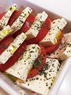 豆腐の塩麹漬けでカプレーゼ-レシピのメイン写真