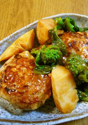 鶏つくね☆春のさっぱり焼き-レシピのメイン写真