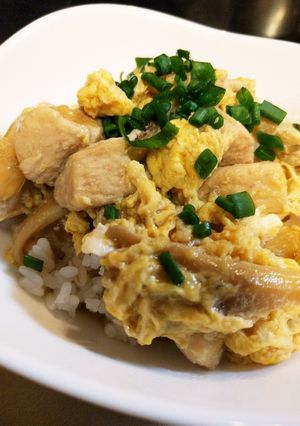 親子丼☆同時にお弁当-レシピのメイン写真