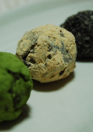 簡単和チョコ～あずきトリュフチョコ-レシピのメイン写真