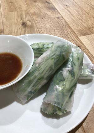 超簡単！サラダチキンで生春巻き-レシピのメイン写真
