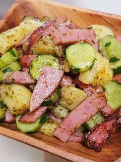 じゃがいもときゅうりの炒め物-レシピのメイン写真