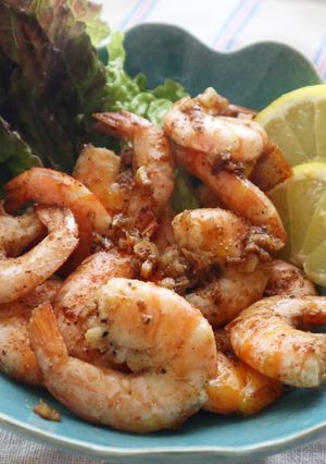 【アンチエイジング】殻ごと！海老の香味焼-レシピのメイン写真