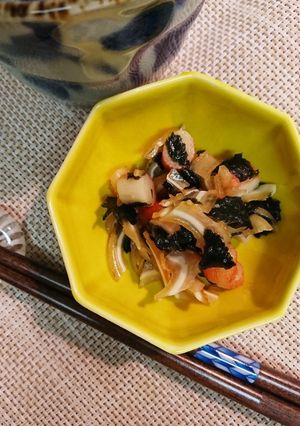 カニカマ・ミミガー海苔和え-レシピのメイン写真