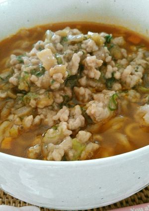 ザーサイあんかけ辛ラーメン！-レシピのメイン写真