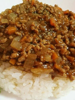 簡単!合い挽き肉のキーマカレー-レシピのメイン写真
