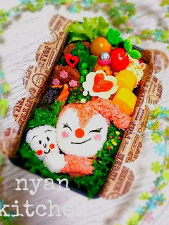 『大好き~♡ドキンちゃん』弁当♡キャラ弁-レシピのメイン写真