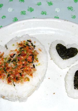 愛を伝える♡♡o｡ハートのおにぎり♫-レシピのメイン写真