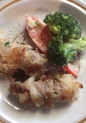 長芋/紫蘇、ニラ/ チーズの薄切豚肉巻き-レシピのメイン写真
