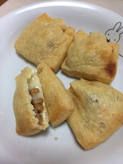納豆チーズ巾着-レシピのメイン写真