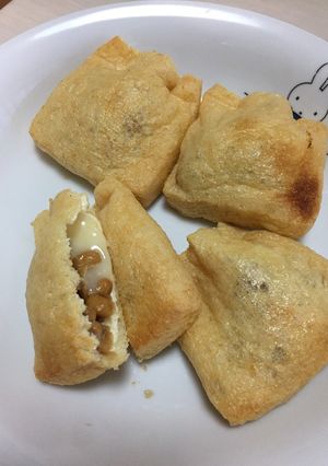 納豆チーズ巾着-レシピのメイン写真