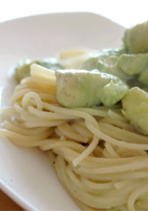 アボカド・チーズのスパゲティ-レシピのメイン写真