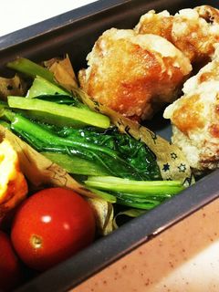 お弁当に!小松菜の炒めナムル-レシピのメイン写真