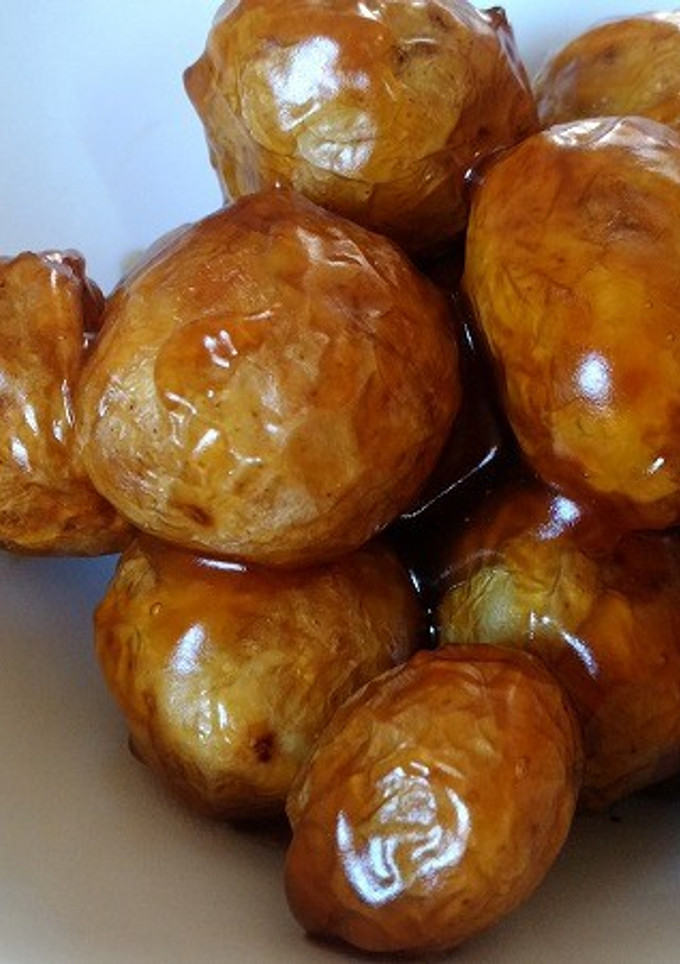 新じゃがの揚げ煮【柏市学校給食】-レシピのメイン写真