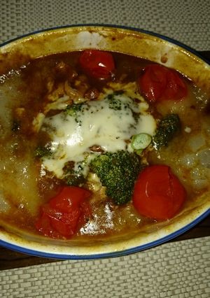 残りカレー、餅とチーズでグラタン風-レシピのメイン写真