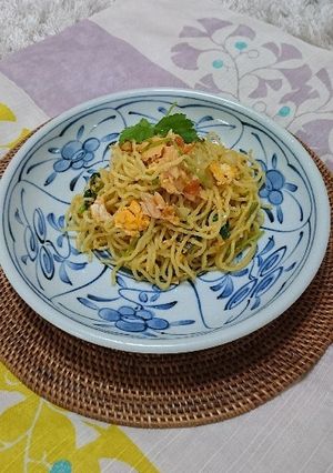 あたた生だししょうゆでだし焼きそば-レシピのメイン写真