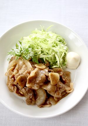 ガッツリにんにく♪【豚のトンテキ風炒め】-レシピのメイン写真
