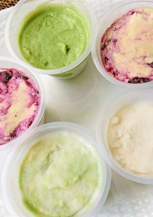 濃厚ナッツアイスのベース（乳卵なし）-レシピのメイン写真