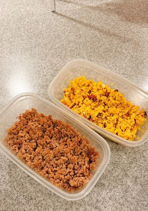 そぼろ丼の具-レシピのメイン写真