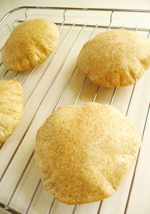 亜麻仁のピタパン-レシピのメイン写真