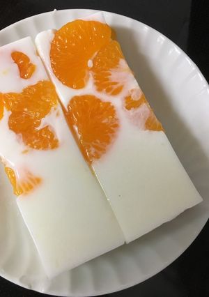 水不使用な濃厚牛乳寒天♪-レシピのメイン写真