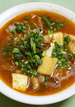 カリカリ豚肉と厚揚げの辛ラーメン-レシピのメイン写真