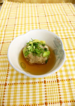 レンコン饅頭のあんかけ-レシピのメイン写真