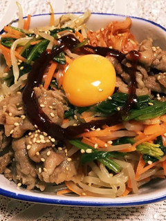 簡単節約ビビンバ丼-レシピのメイン写真