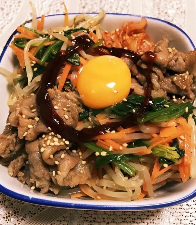 簡単節約ビビンバ丼 by みさこママ 【クックパッド】 簡単おいしい