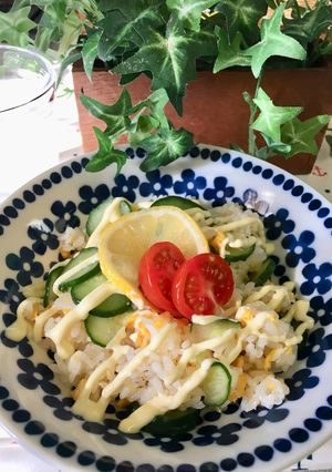 簡単♪サラダ炒飯-レシピのメイン写真