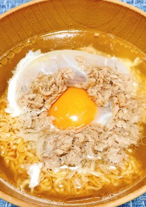 シーチキン・チキンラーメン-レシピのメイン写真