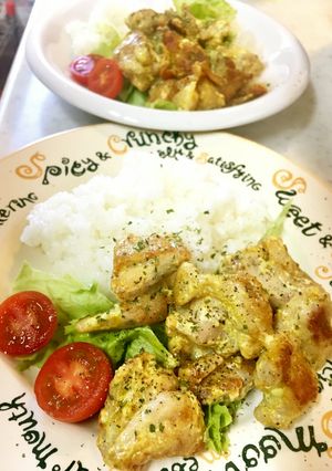 鶏肉のスパイスマヨネーズ＆ライス-レシピのメイン写真