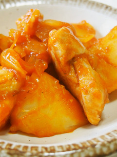 むね肉とじゃが芋のケチャプ煮♪-レシピのメイン写真