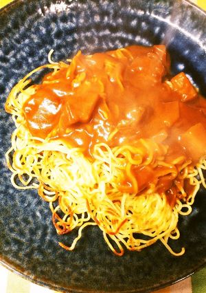 簡単！レトルトカレーDEカレー焼きそば♪-レシピのメイン写真