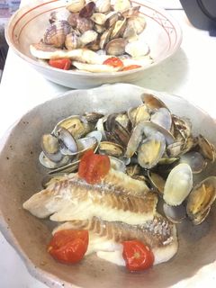 白身魚とアサリの白ワイン蒸し-レシピのメイン写真