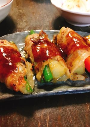 かきもと家の野菜の肉巻き-レシピのメイン写真