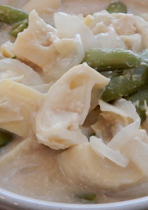 たけのこ・スナップエンドウ・新玉の酒粕煮-レシピのメイン写真