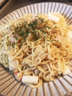 楽アレンジ✨マルちゃん海鮮塩焼きそば!!-レシピのメイン写真